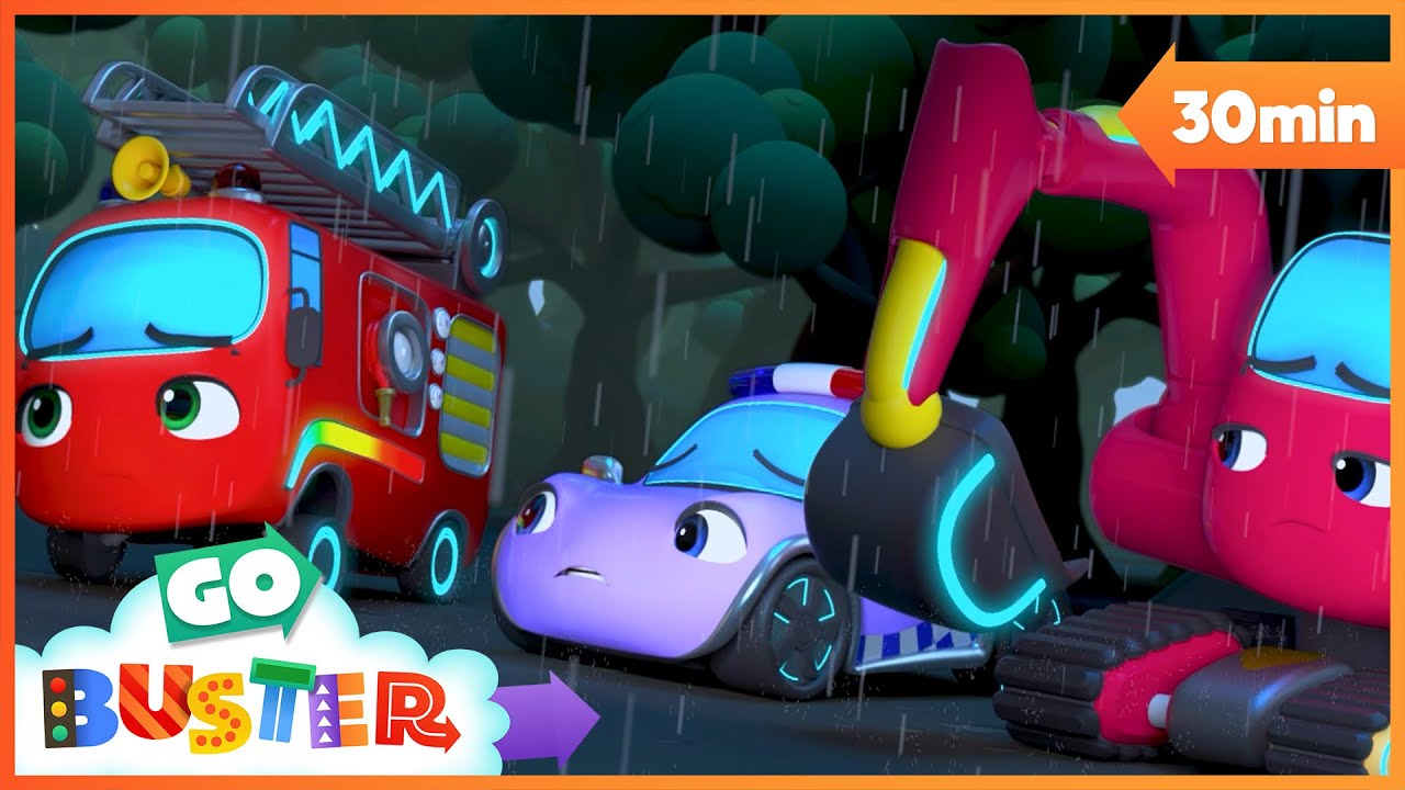 Lost in the Storm |  🚗  Go Buster | Rescue Adventures