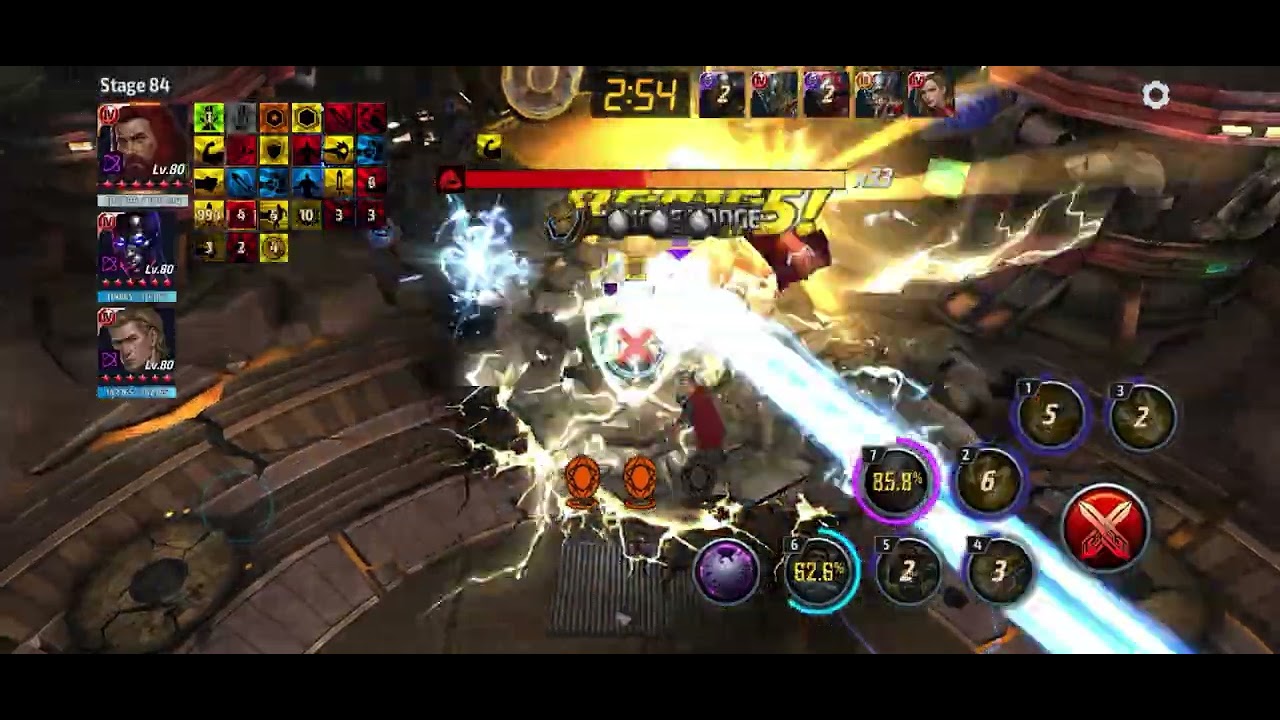Zeus vs Black Dwarf & Ebony Maw - World Boss Legend+ Stage 84: Mighty CTP of Competition