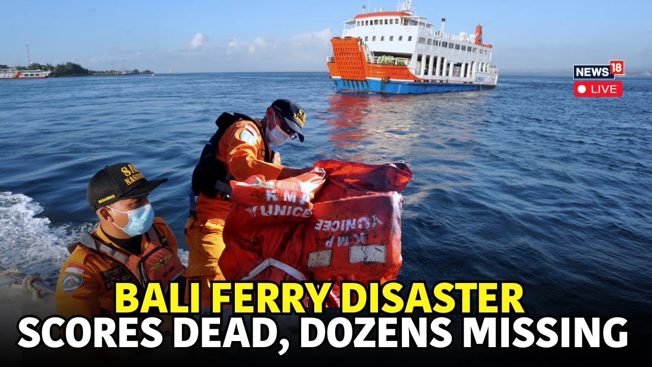 FERRY KMP YUNICE Live Updates | Indonesia Ferry Sank | Bali Ferry News | News18 Live | N18G