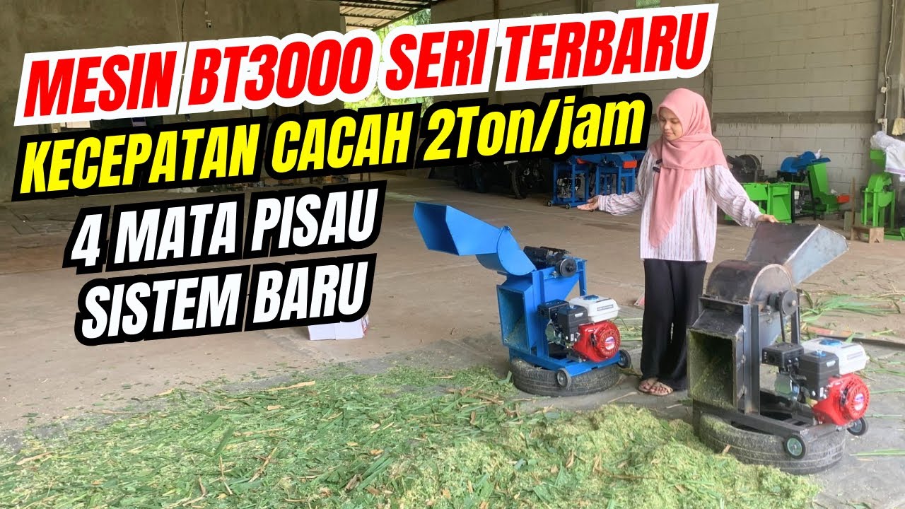 Update Baru Bagian Pisau Coper BT3000 4 Mata Pisau Baja Hasil Cacahan Jadi Lebih Baik #mesincoper
