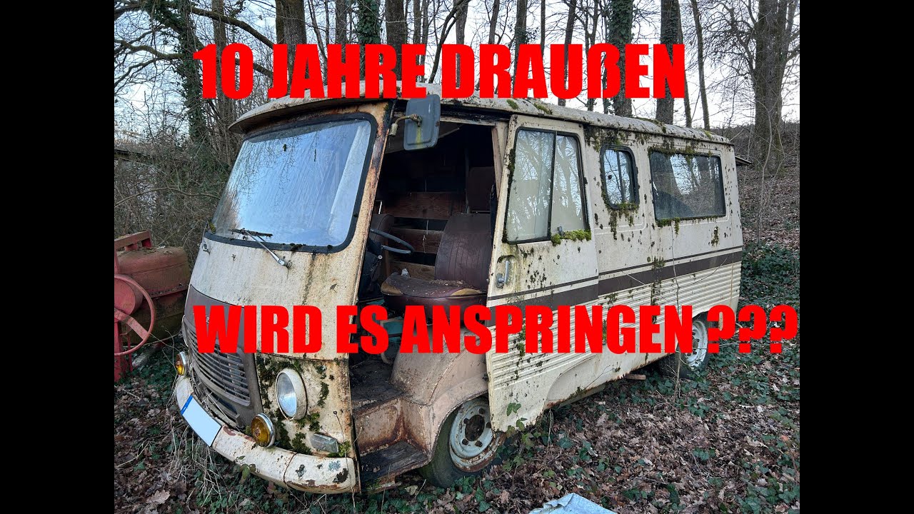 PEUGEOT J7 10 JAHRE DRAUSSEN - WIRD ER ANSPRINGEN ???