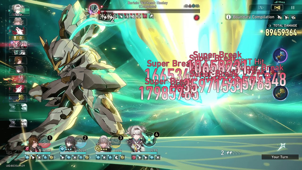 UNKNOWABLE DOMAIN, CONUNDRUM 6 (BREAK ALIGNMENT) - FIREFLY SUPER BREAK TEAM | HONKAI STAR RAIL