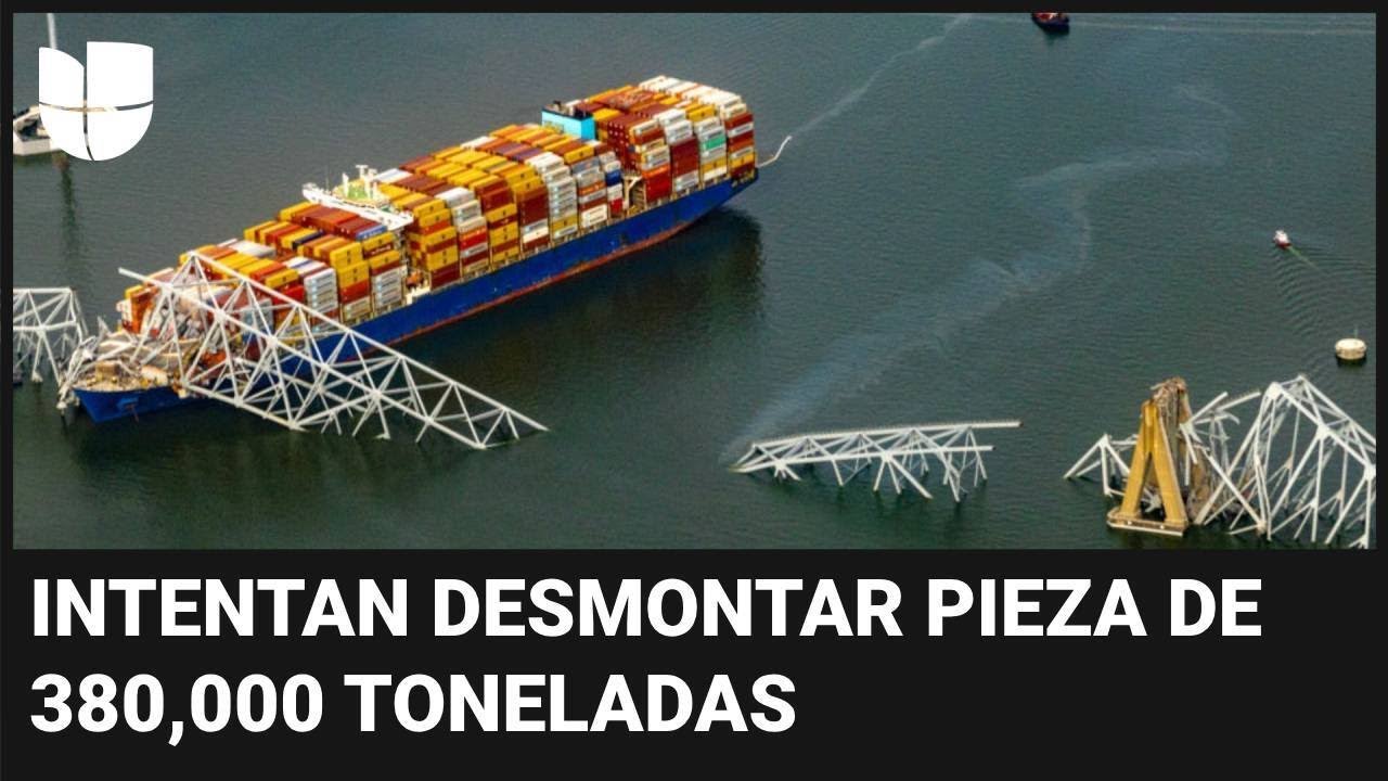 Un recorrido por la zona donde colapsó el puente Francis Scott Key de Baltimore