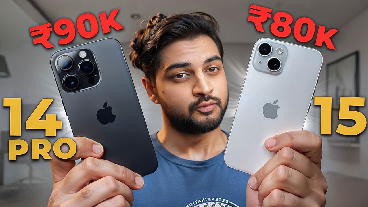 Сравнение iPhone 14 Pro и iPhone 15 на хинди | Лучший iPhone до 90 тысяч? Мохит Балани