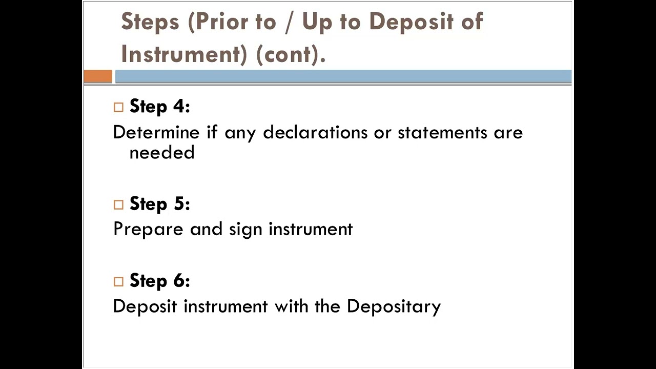 Facilitation of the entry into force of the Ban Amendment: Processes and Procedures of becoming