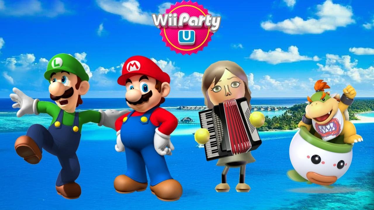 Wii Party U - Остров геймпадов - Луиджи против Марио против Донны против Боузера-младшего (Эпизод...