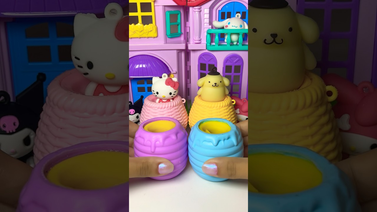 KNOCK KNOCK HELLO KITTY AND POMPOMPURIN SURPRISE SANRIO! 🥰😱😵&zwj;💫