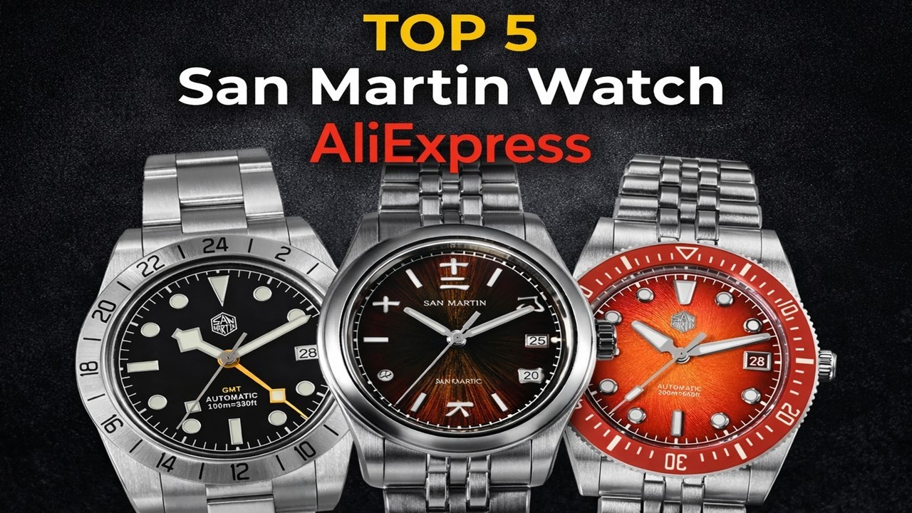 Топ-5 лучших часов San Martin с AliExpress в 2026 году.