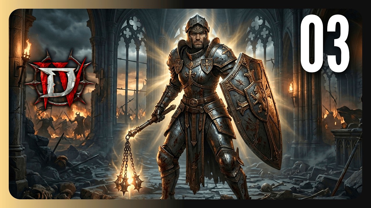 Diablo 4 Paladin (Storyfokus) - Der Übergang zu Akt 2 | 4K Fooltime Longplay #03