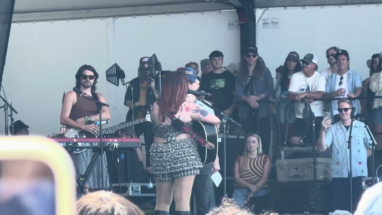 CMAT I'd Want U Featuring Brandi Carlile Live at Newport Folk Festival Sunday 07/26/26