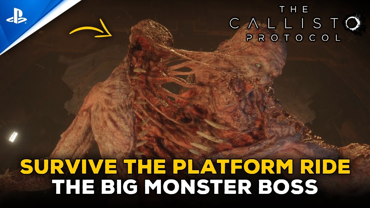 The Callisto Protocol | Survive The Platform Ride - The Big Monster Boss