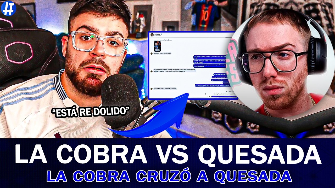 LA COBRA CRUZÓ A RODRIGO QUESADA: 