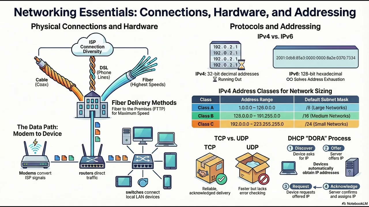 ITEC-1100 M6 - Configuring Network Addressing & Internet Connections A+ Core 1 & Core 2