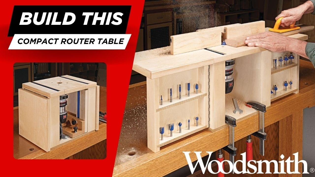 Building a Compact Router Table That Folds Up for Easy Storage