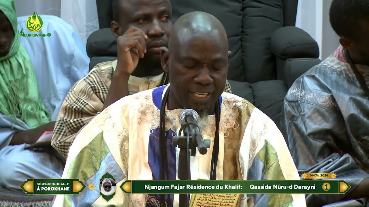 Njangum Fajar Porokhane Khassida Nûrud Darayni 1e partie Séjour du Khalif à Porokhane 2026