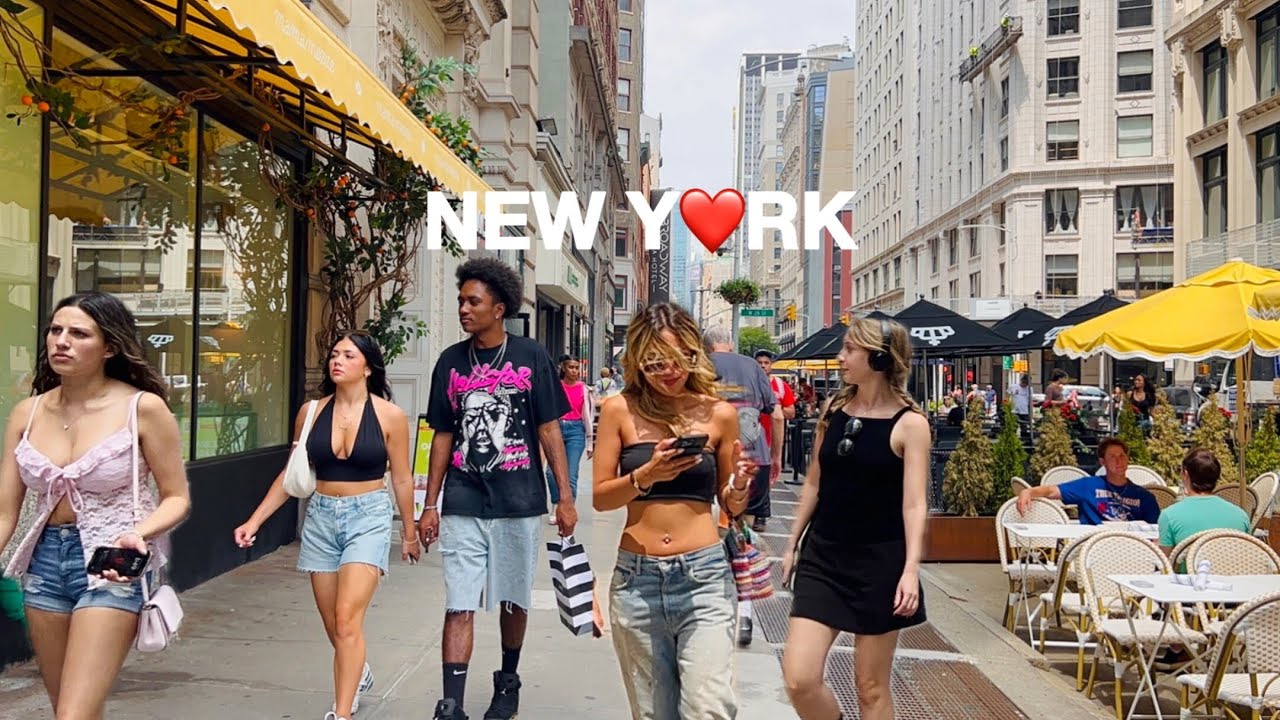 [4K]🇺🇸NYC Summer Walk🗽Hot Friday in New York City☀️🌿Madison Square Park to Times Square | July 2025