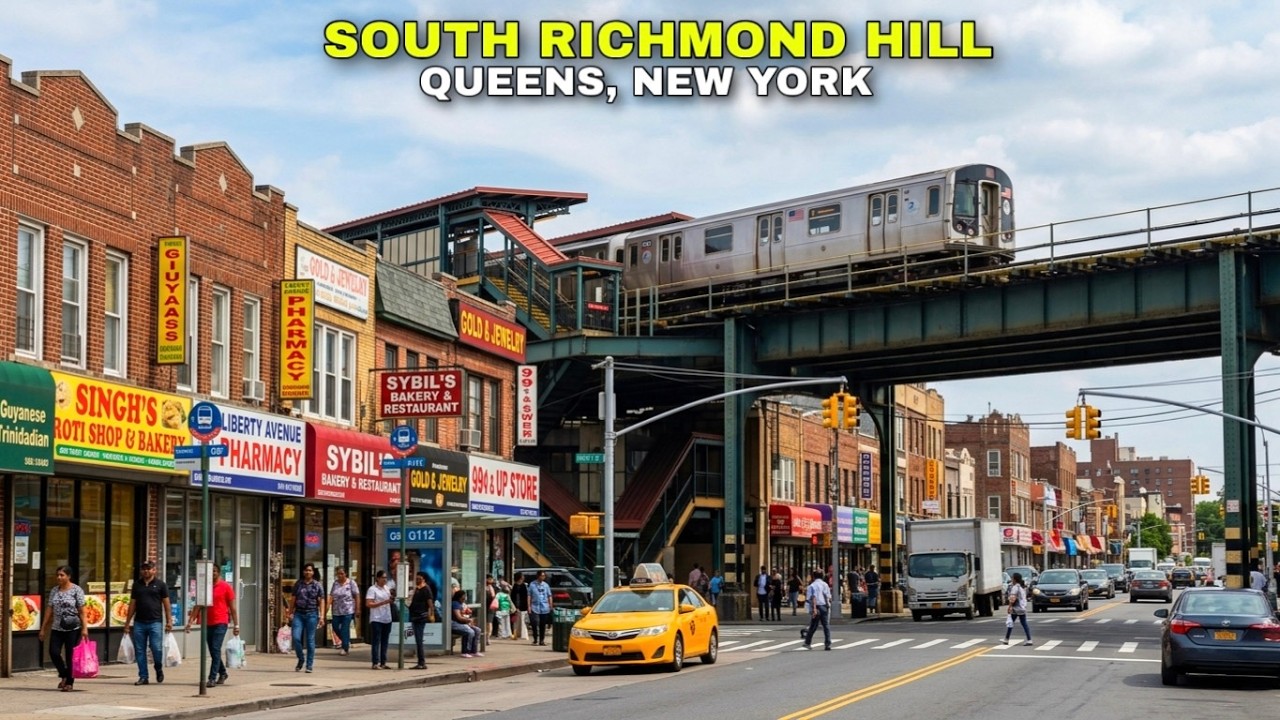 Walking South Richmond Hill Queens
