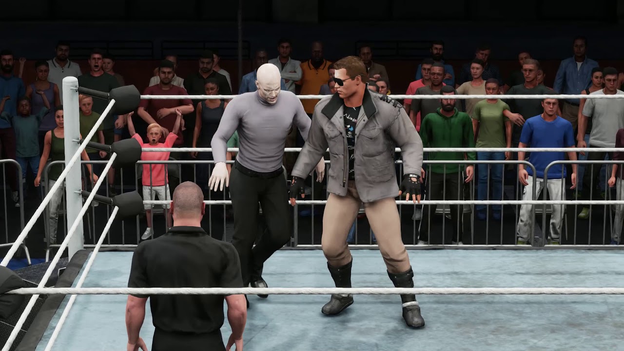 WWE 2k19 Bruce Willis vs. Arnold Schwarzenegger