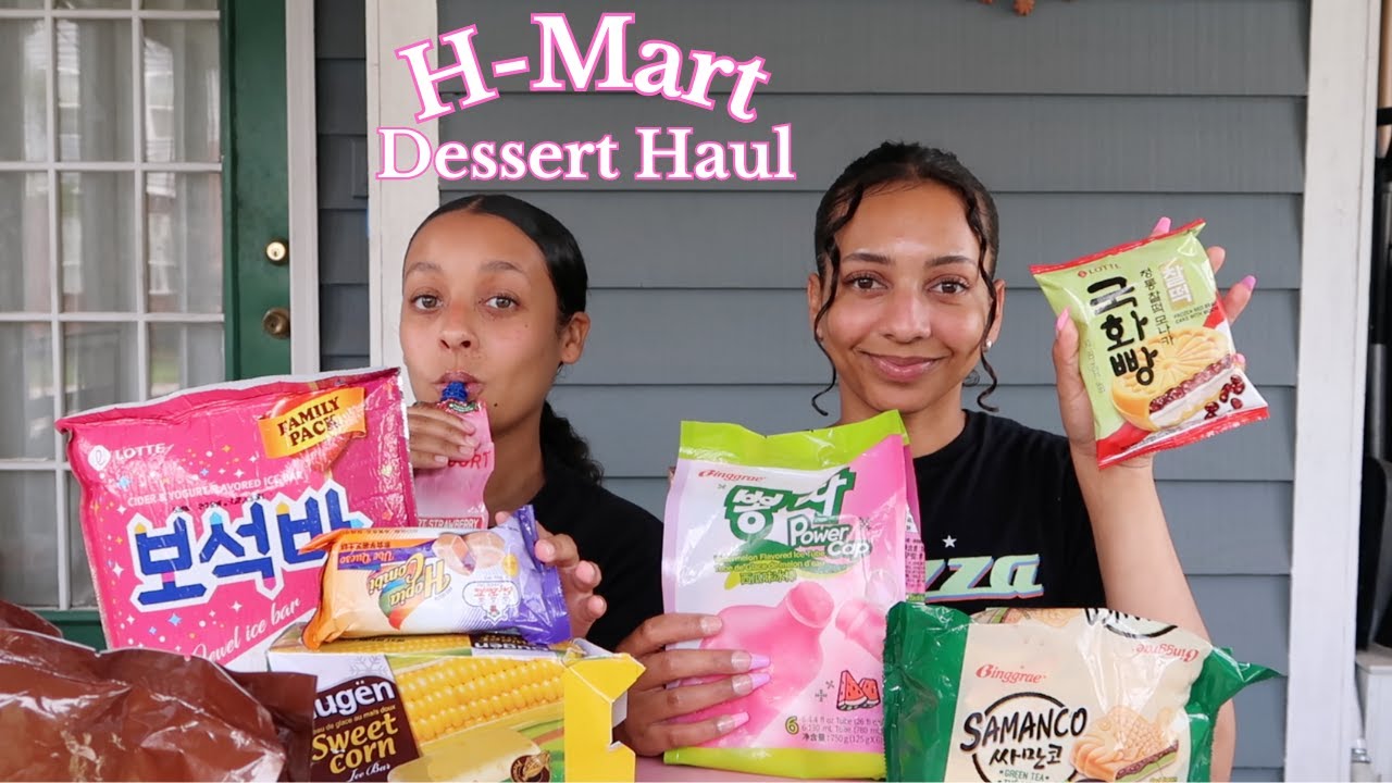Пробуем все десерты в H-Mart + плюс покупка продуктов