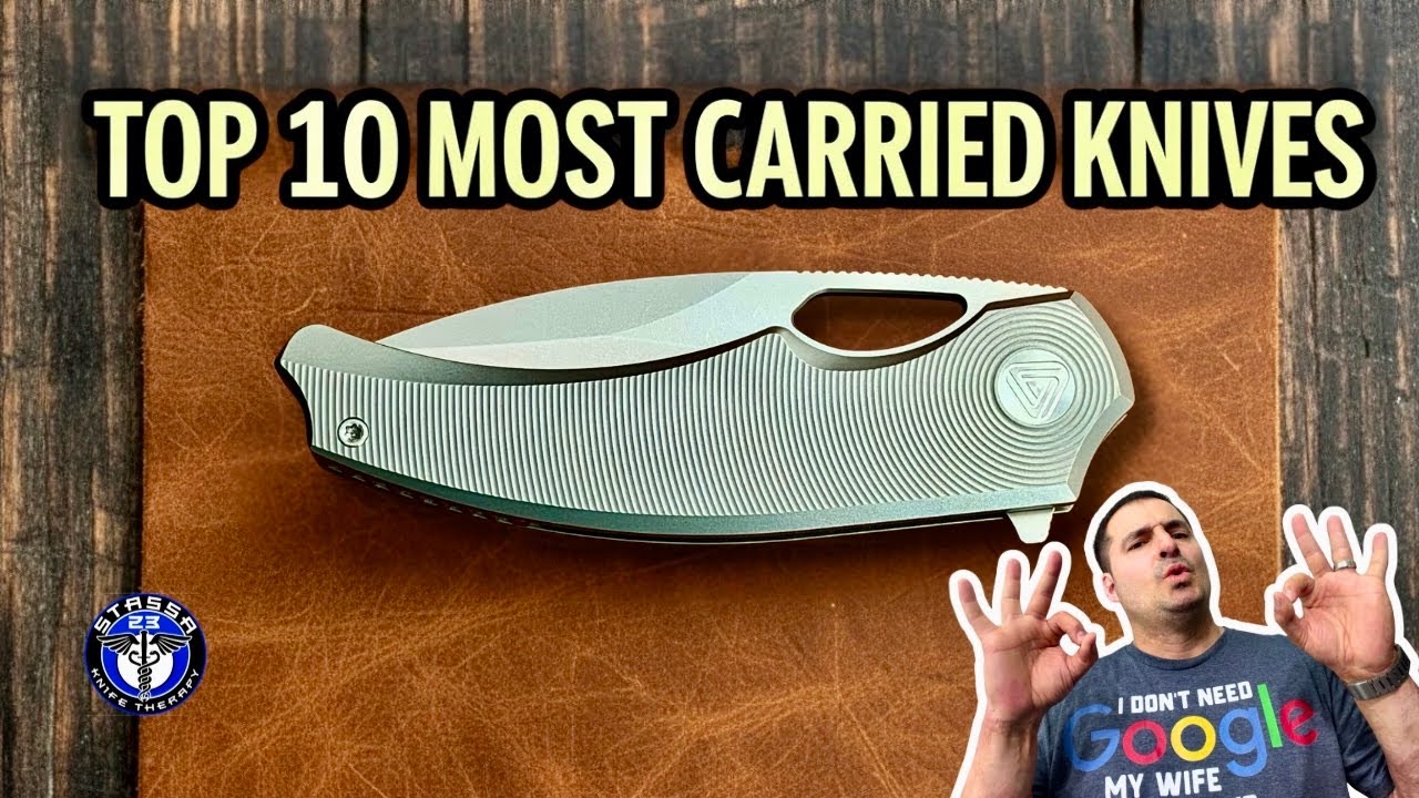 My Top 10 Most Carried Pocket Knives: I Can Recommend Them All!