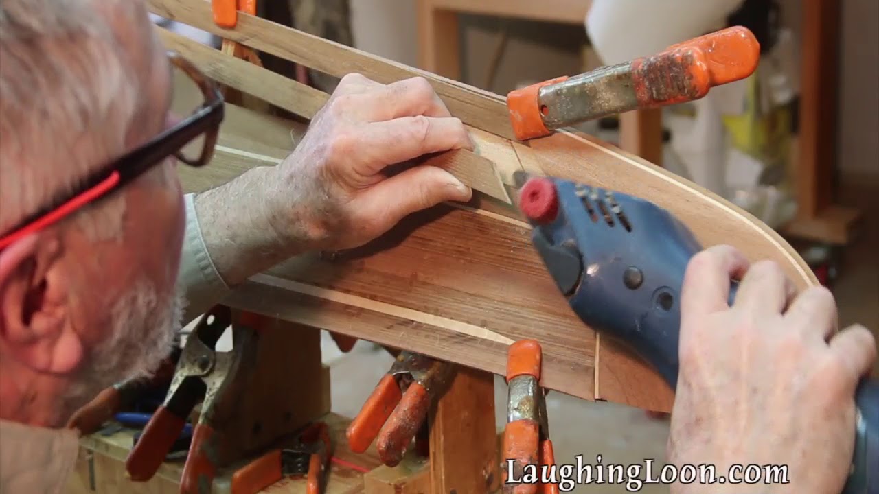 Building a Laughing Loon Baidarka PART THREE