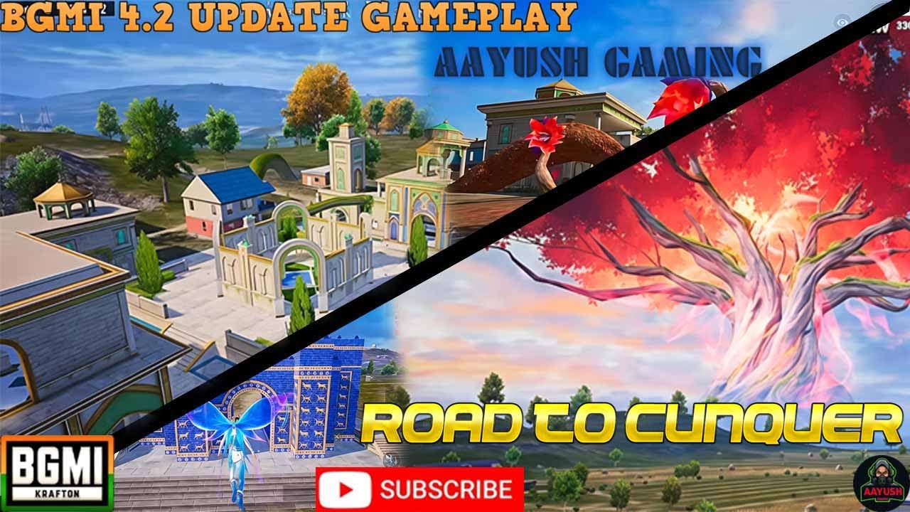 [HINDI] BGMI 4.2 UPDATE  AND ROAD TO CUQUER  GAMEPLAY !!!!!!!!!!!