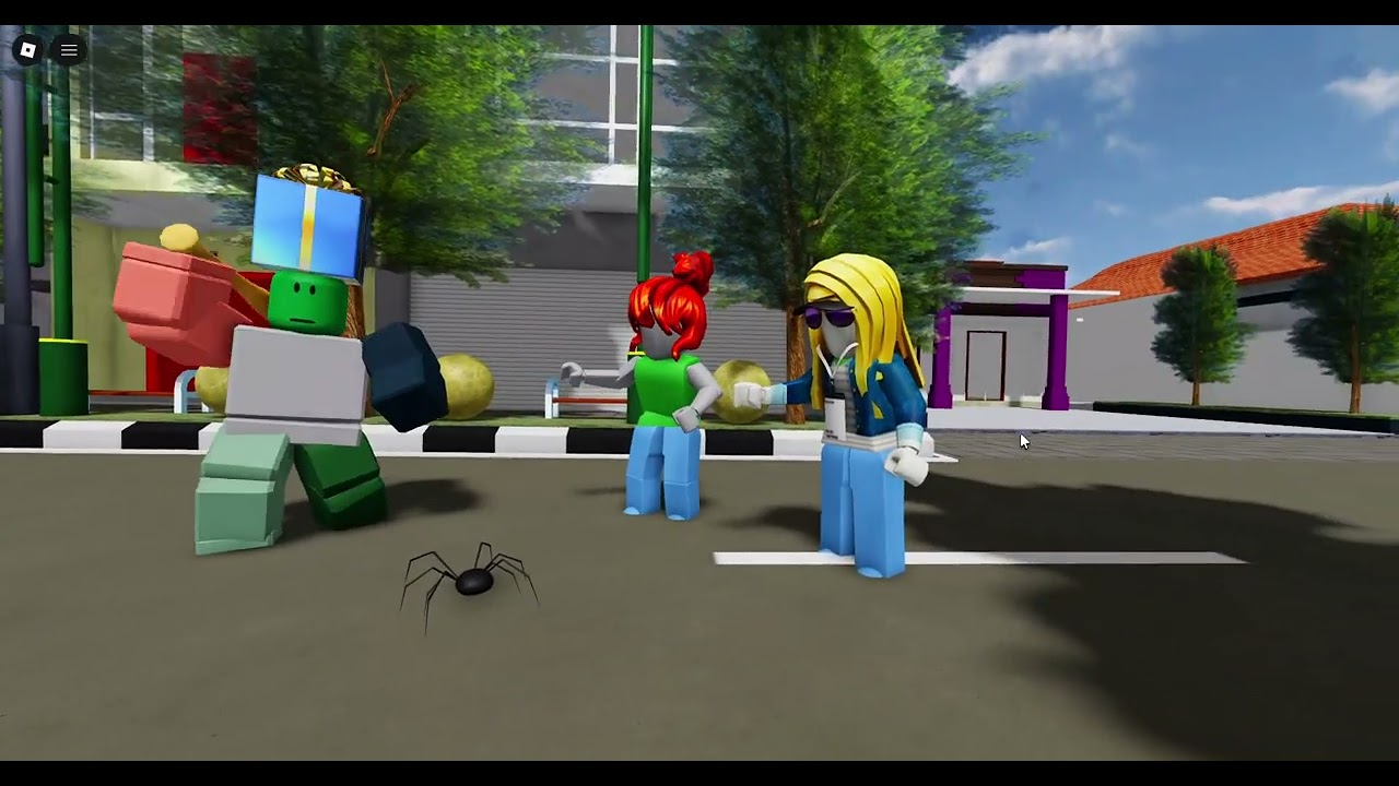 meme in roblox but me is trying kill the spider