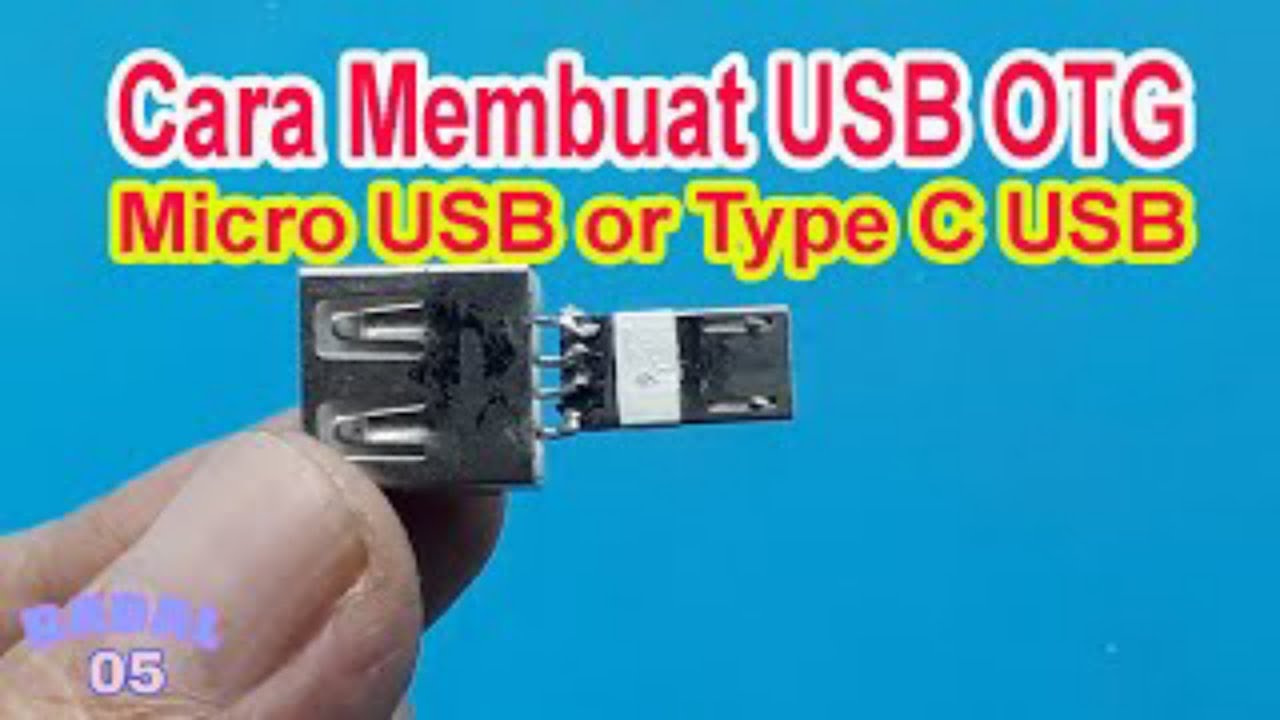 Как сделать OTG Micro USB или Type C Creative Ideas DIY otg usb android