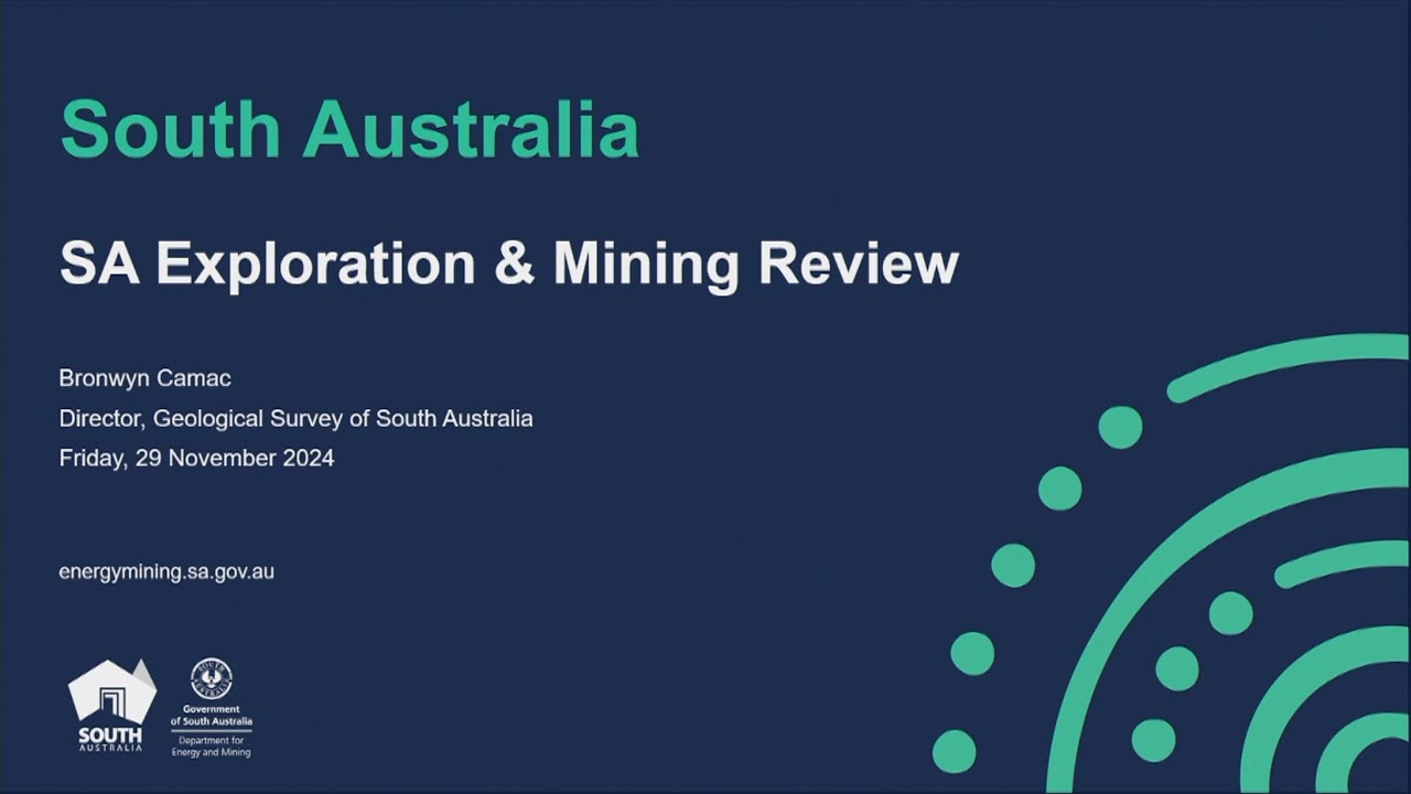SAEMC 2024 | Geological Survey Of South Australia: SA Exploration and Mining Review