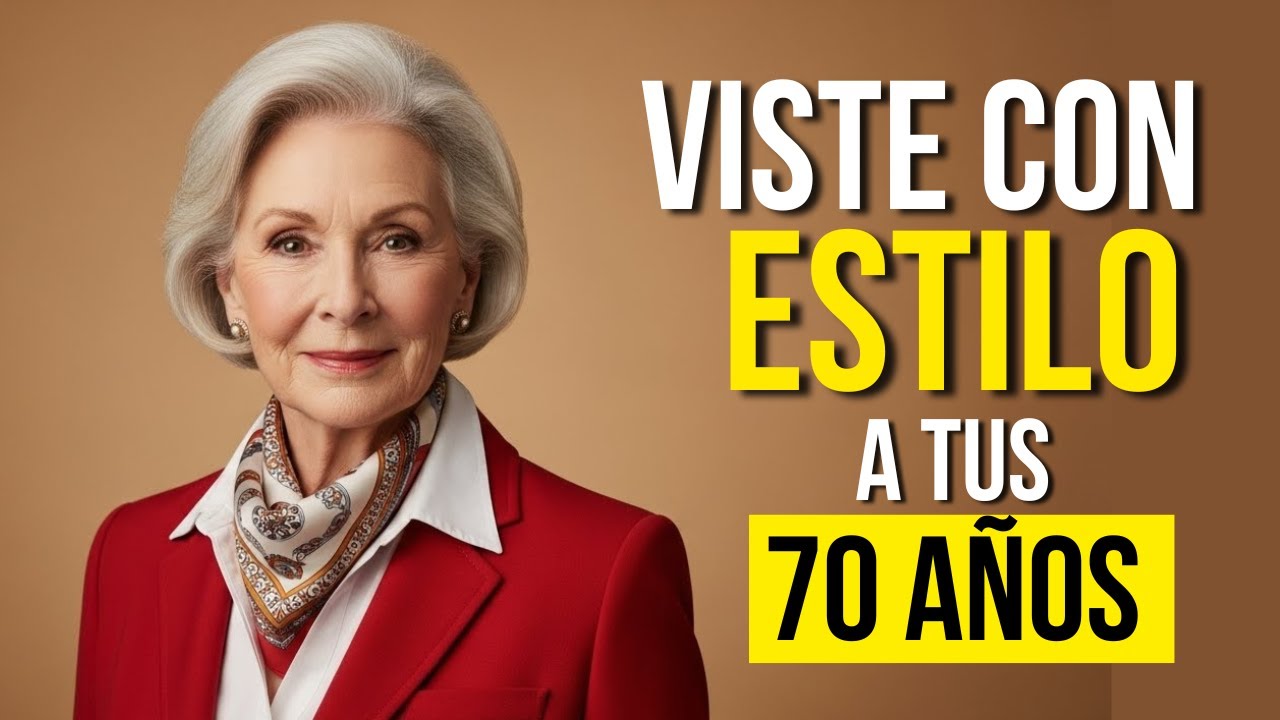 Cómo vestir con estilo y Elegancia a los 70 años