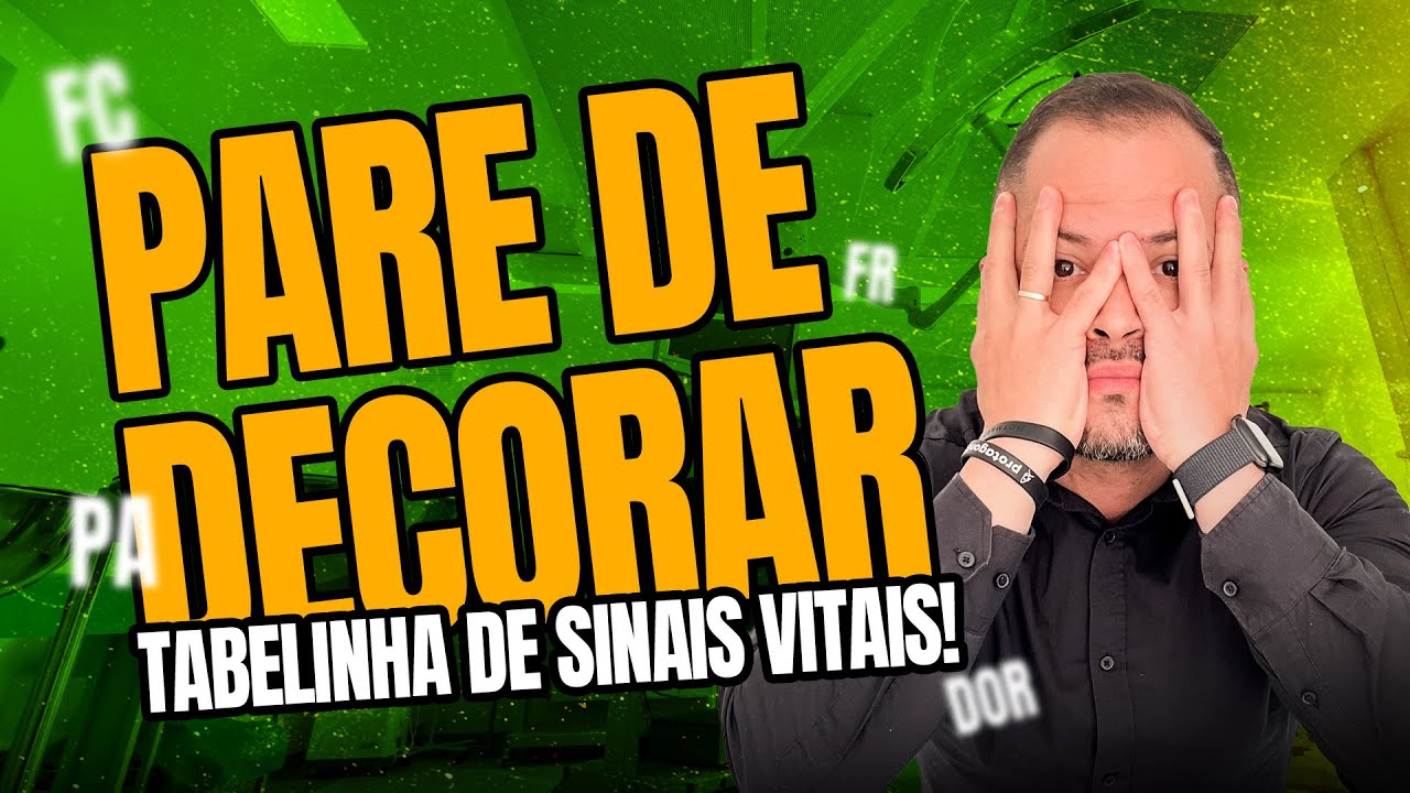 Raciocínio Clínico para Enfermagem | Não decore tabela de Sinais Vitais