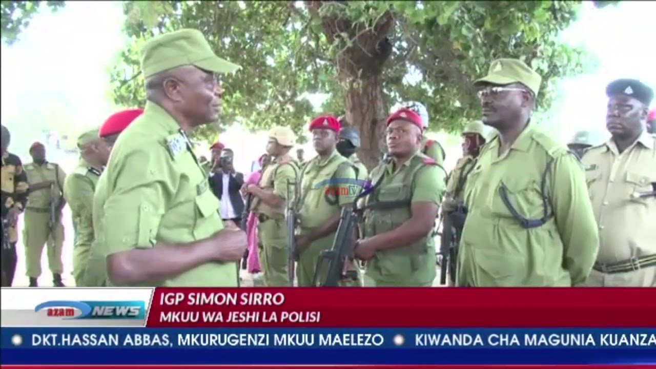 Azam TV &ndash; IGP Sirro azungumza na makamanda kikomando