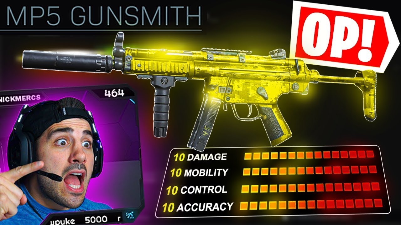 the OVERPOWERED MP5 CLASS SETUP in WARZONE! 😍 (Modern Warfare Warzone)