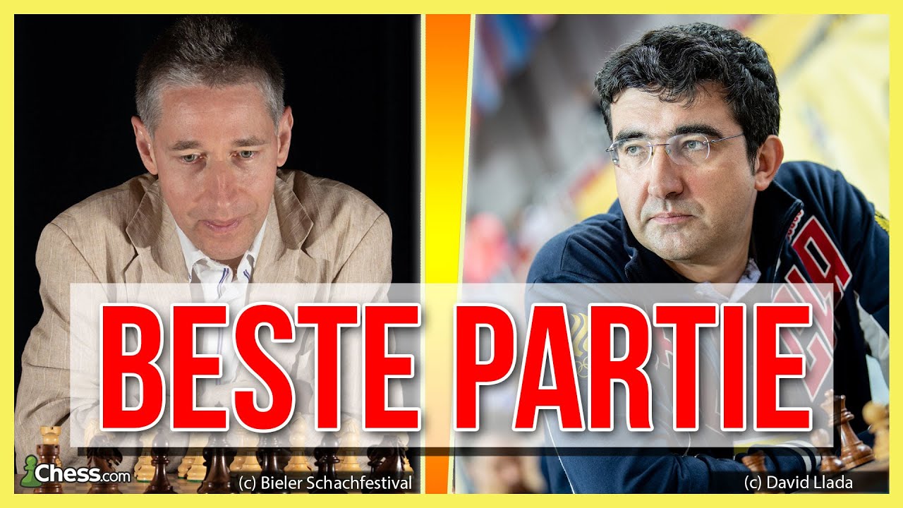 Die beste Partie in 22 Jahren Schach der Gro&szlig;meister || 1998 || Kramnik vs. Adams