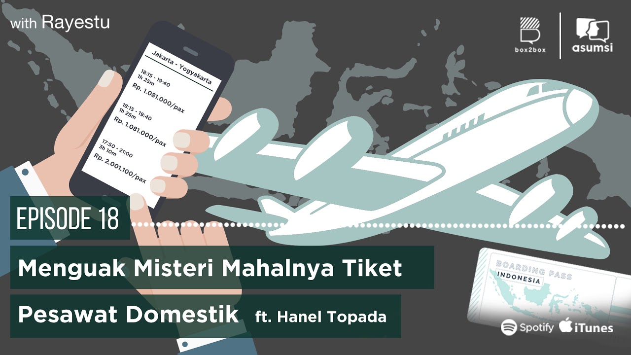 Asumsi Bersuara with Rayestu: Menguak Misteri Mahalnya Tiket Pesawat Domestik Ft. Hanel Topada