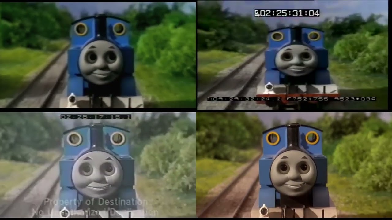 Thomas and the Magic Railroad: Chase Scene [SIDE BY SIDE COMPARISON]