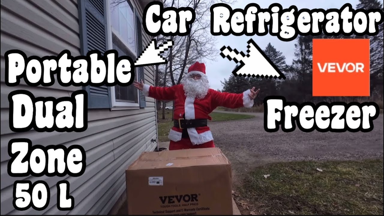 VEVOR Portable Car Refrigerator Freezer 50 L Dual Zone For Home Or Car Review
