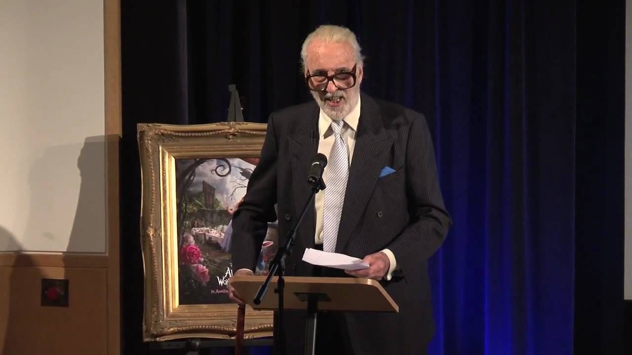 Christopher Lee Reads Lewis Carroll's The Jabberwocky [HD]