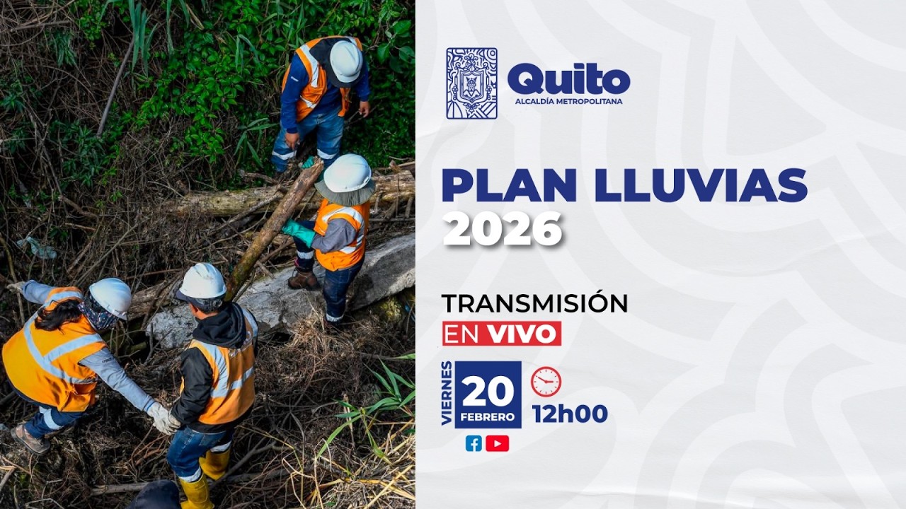 ☔ #PlanLluvias | Respondemos todas tus preguntas sobre el Plan Lluvias 2026.#QuitoRenace