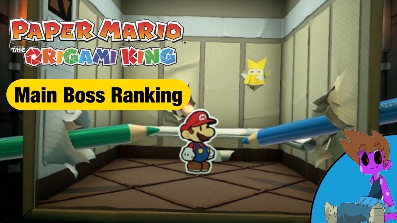 Ranking the Main Bosses from Paper Mario Origami King