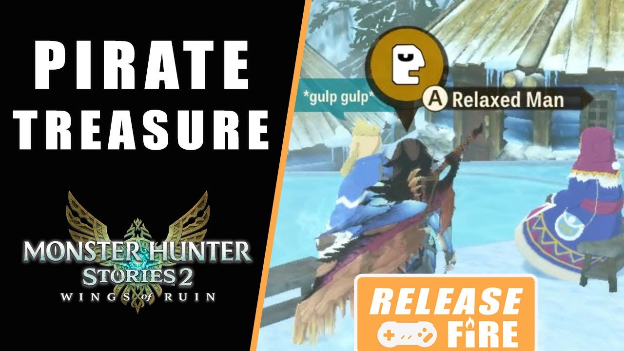 Monster Hunter Stories 2 X Marks the Spot Pirate Treasure Beach, Waterfall & Desert - Wings of Ruin