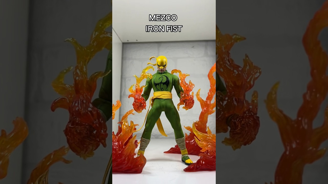 Mezco Iron Fist🐉🔥 #foryou #ironfist #dannyrand #mezco #brickaway #thedefenders #lukecage #xyzcba