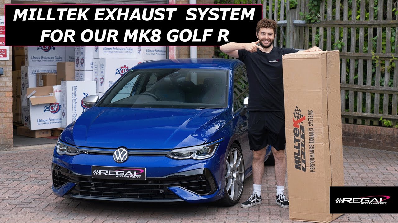 МОДЕРНИЗАЦИЯ ВЫХЛОПНОЙ СИСТЕМЫ MILLTEK ДЛЯ НАШЕГО MK8 GOLF R [ПРОЛЕТ, ОБОРОТЫ, В МАШИНЕ]