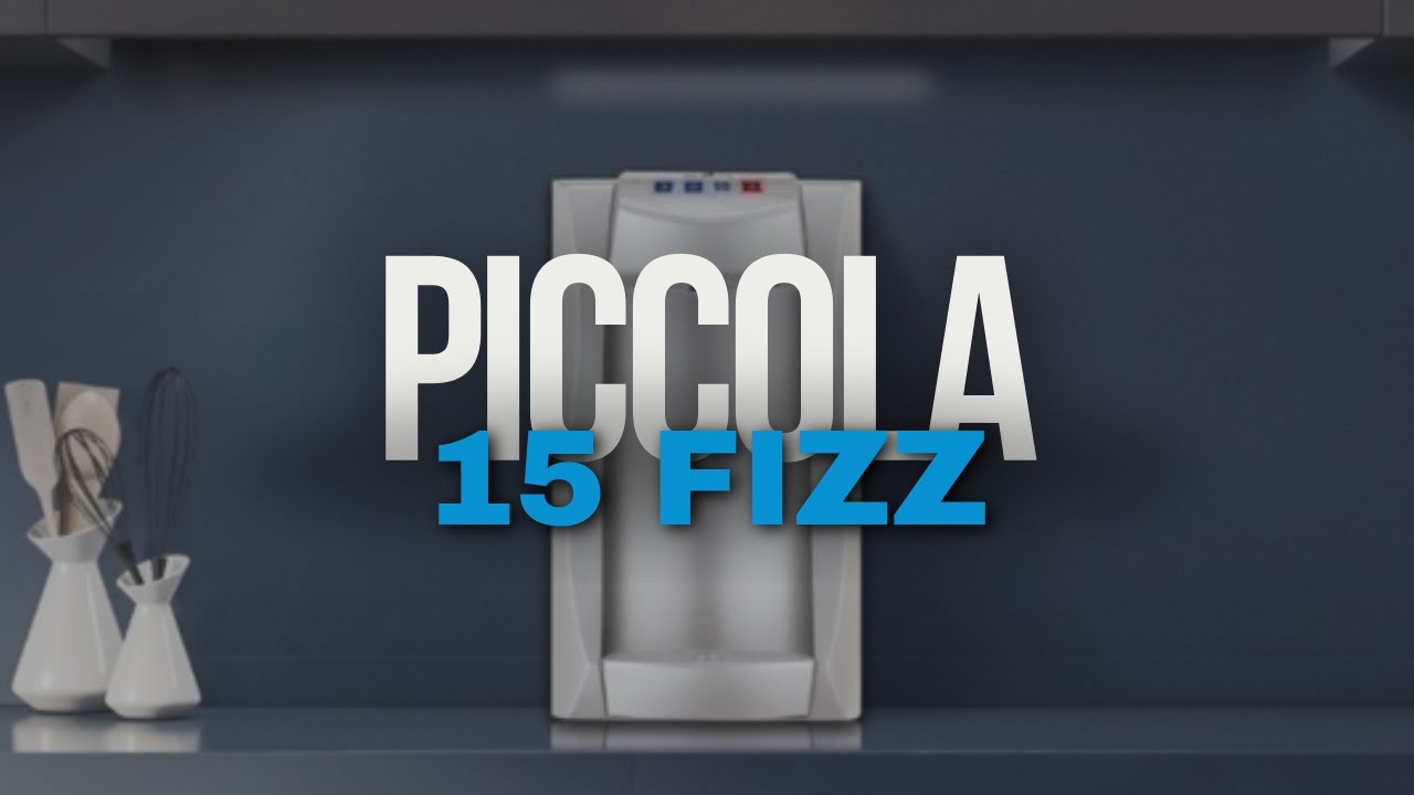 Blupura Piccola 15 Fizz Tafelwasseranlage – Kompakter Wasserspender für Zuhause und Büro