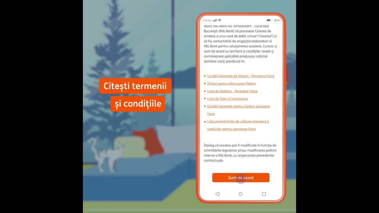 Cum îți faci un card virtual ING din Home'Bank