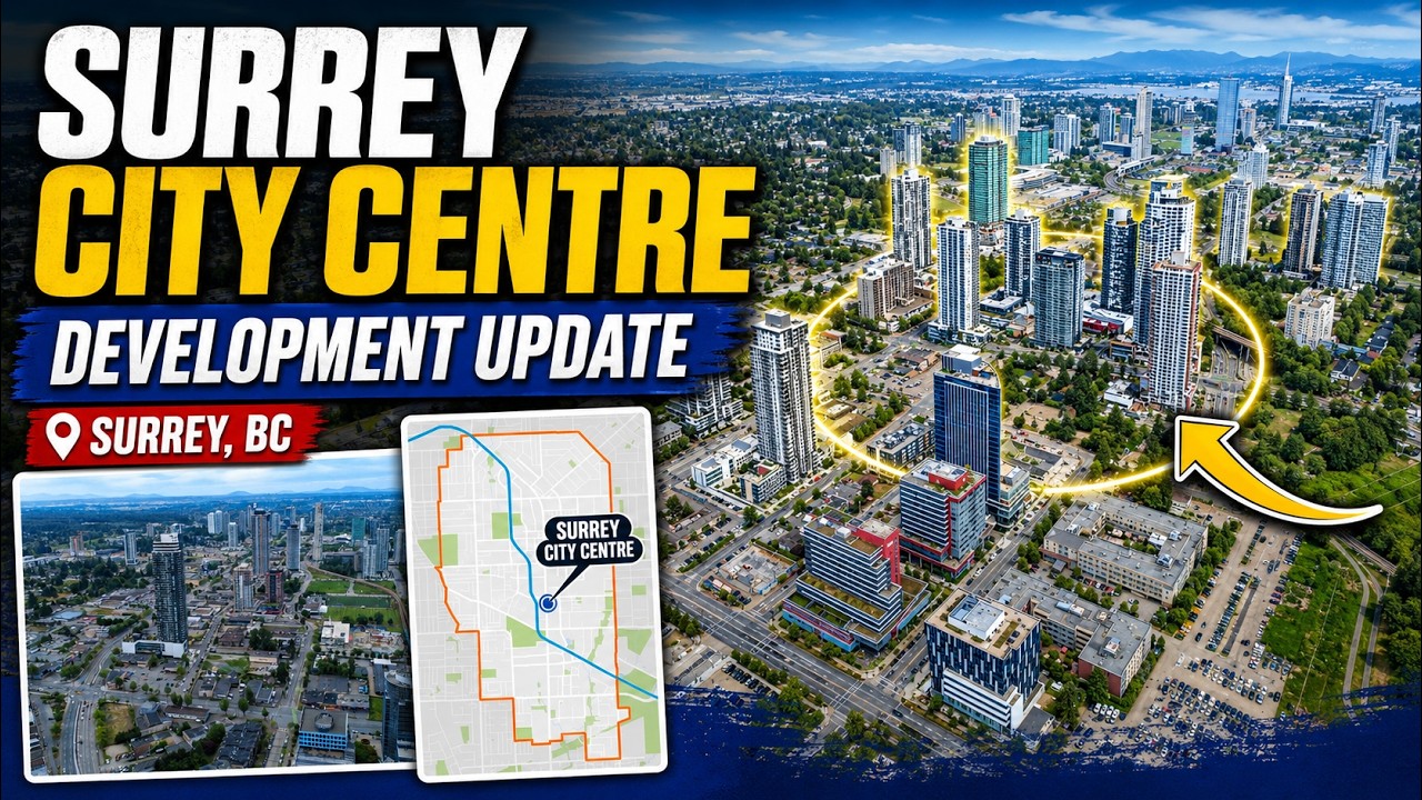 Surrey City Centre From Above | New Towers & Development Update