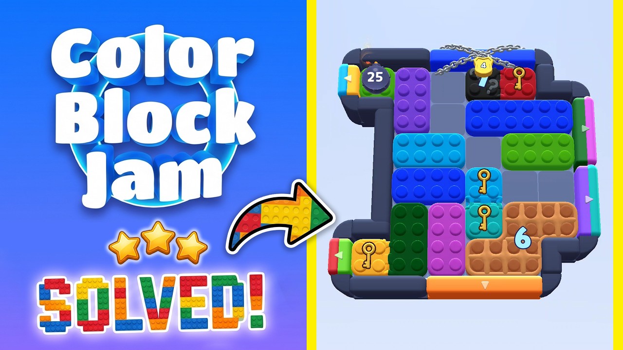 Color Block Jam Level 957 (958) | Every Puzzle Solved! 🎯