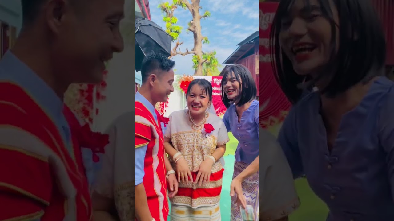 ကြာအင်းရွာ surprise လာပို့နေပါတယ် #wedding 
