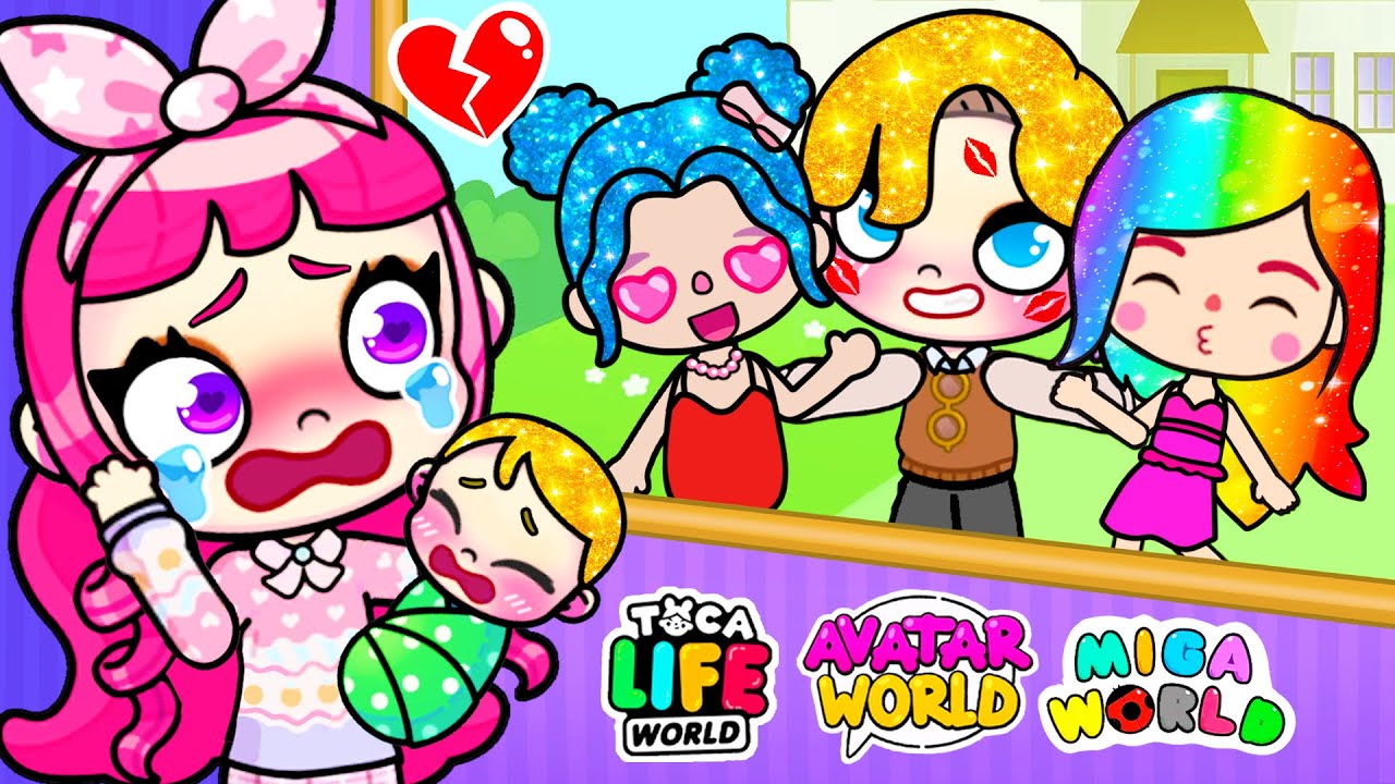 Папа из Avatar World Ушёл от Мамы в Мига Ворлд 💔 Toca Life World