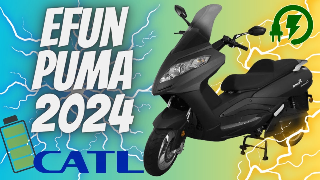 Efun Puma 2024 La reina de la autonomia con ABS y carga rápida!